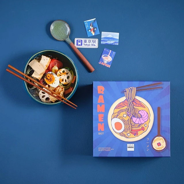 Комплект за рамен Umami ASA Selection Цвят синьо