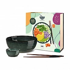 Poké Asa Selection Bowl Set Ocean Color