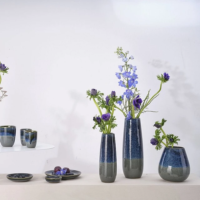Ваза Il Capriccio 18см 9см ASA Selection Цвят тъмно синьо