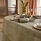 Покривка Hôtel Particulier лен 175см 250см Le Jacquard Francais Цвят зелено