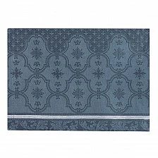 Подложка за хранене Armoiries лен 50см 36см Le Jacquard Francais Цвят синьо