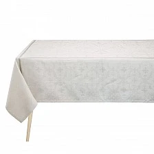 Покривка Armoiries лен 175см 250см Le Jacquard Francais Цвят бяло