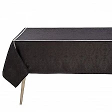 Покривка Armoiries лен 175см 250см Le Jacquard Francais Цвят черно