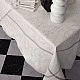 Покривка Armoiries лен 175см 320см Le Jacquard Francais Цвят бяло