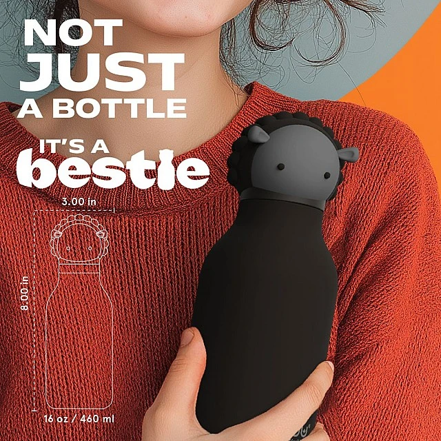 Бутилка Bestie by Asobu 0,460л Asobu Мотив черна овца