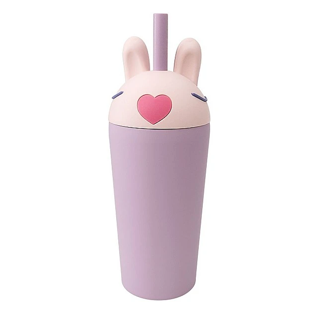 Чаша Bestie Sippy 0,720л Asobu Мотив зайче роза