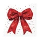Салфетка 33см 33см 20бр FANCY BOW RED/WHITE Ambiente