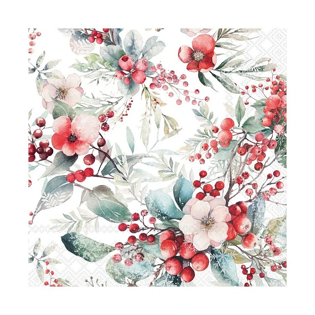 Салфетка 33см 33см 20бр WINTER BERRIES Ambiente