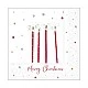 Салфетка 33см 33см 20бр X-MAS CANDLES RED Ambiente