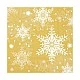 Салфетка 33см 33см 20бр SNOWFLAKES GOLD Ambiente