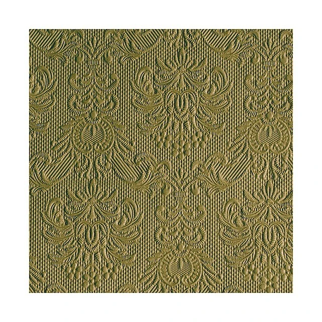 Napkin 33cm 33cm 15pcs ELEGANCE OLIVE GREEN Ambiente