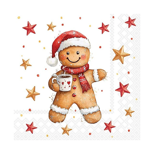 Салфетка 33см 33см 20бр COCOA AND COOKIE Ambiente