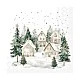 Салфетка 33см 33см 20бр  SNOWY HOUSES Ambiente