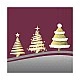 Салфетка 33см 33см 20бр THREE IN A ROW PINK Ambiente