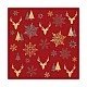 Салфетка 33см 33см 20бр WINTER SILHOUETTES RED Ambiente