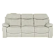 Sofa - three-seater with relax mechanism SELENA - cream 101