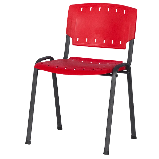 Visitor chair Prizma - red