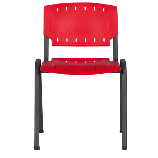 Visitor chair Prizma - red