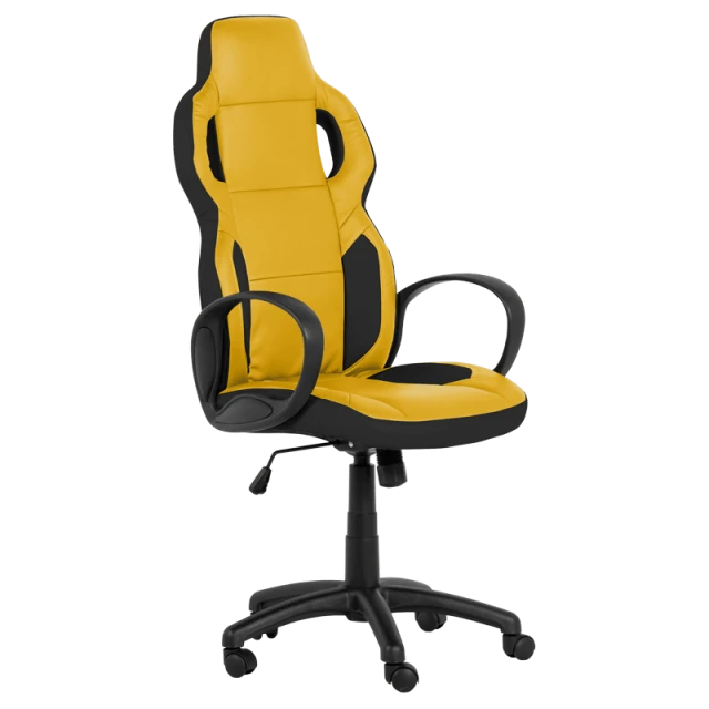Gaming chair Carmen 7510 - black-yellow