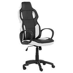 Gaming chair Carmen 7510 - black and white