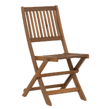 Folding wooden garden chair KAI