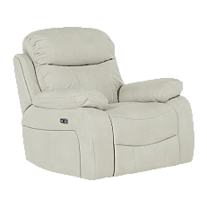 Armchair with electric relaxation mechanism SELENA LUX - cream 101