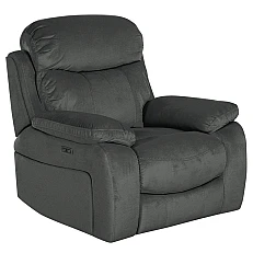 Armchair with electric relaxation mechanism SELENA LUX - dark gray 457