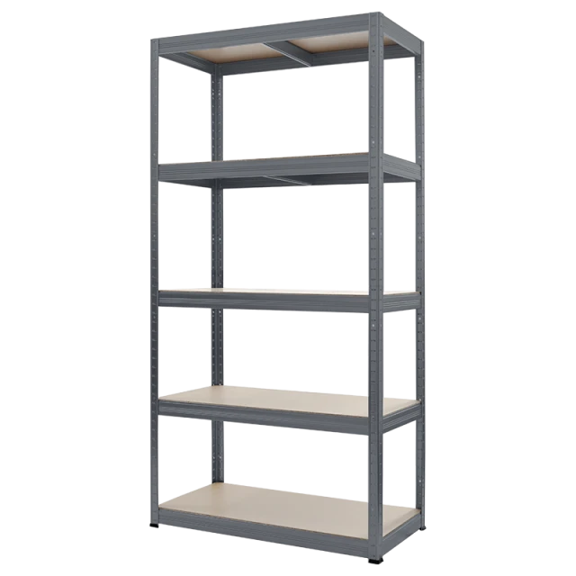 Метален стелаж STAR 180x90x45 см, до 350 кг на рафт - сив