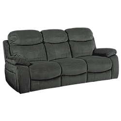 Sofa - three-seater with electric relax mechanism SELENA LUX - dark gray 457