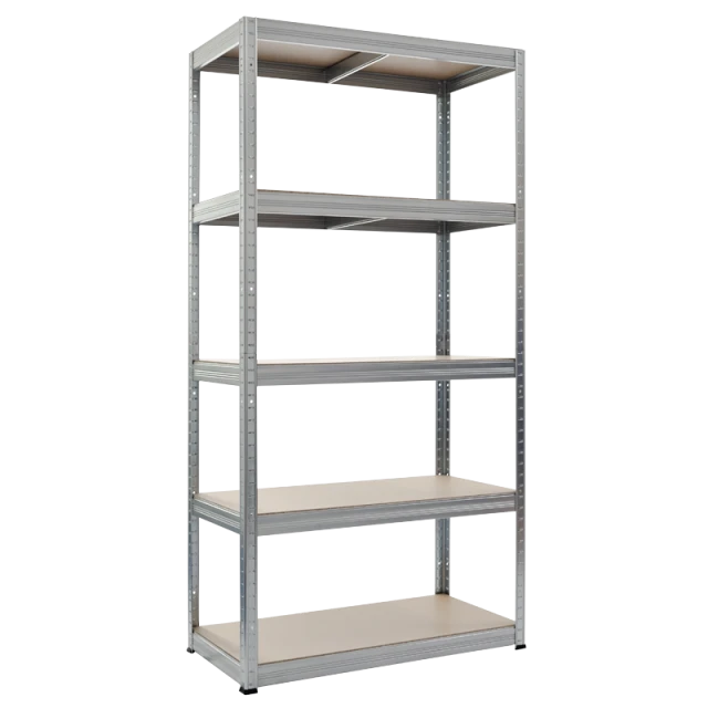 Метален стелаж STAR 180x90x45 см, до 350 на рафт - цинк