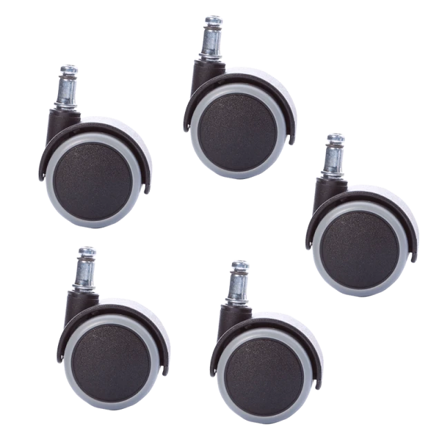 Set of silicone wheels for office chair 5 pcs.