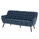 Three-seater sofa BERGEN - blue SJ