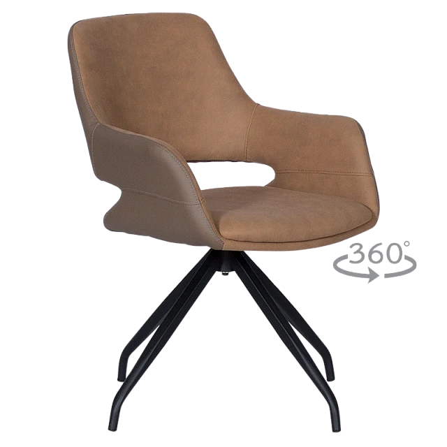 Dining chair WINSLOW - golden brown SF 2