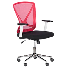Office chair Carmen 7049 - red - black