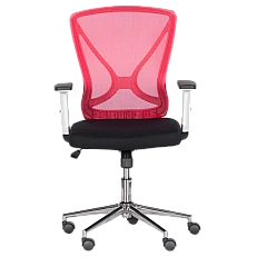 Office chair Carmen 7049 - red - black