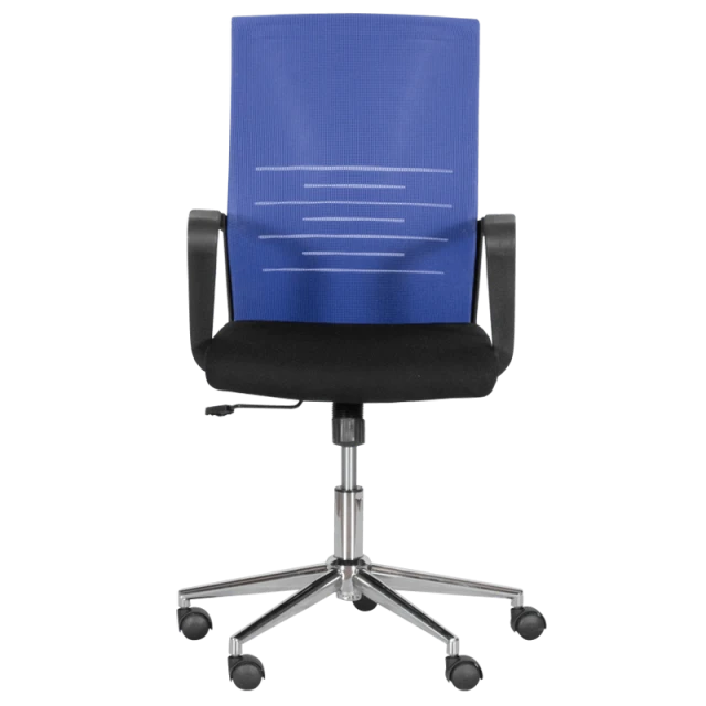 Office chair Carmen 7041-1 - black - blue
