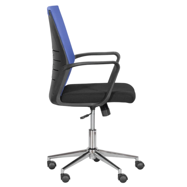 Office chair Carmen 7041-1 - black - blue