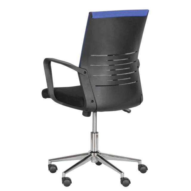 Office chair Carmen 7041-1 - black - blue