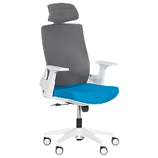Presidential office chair Carmen 7546 - blue-gray