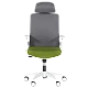 Presidential office chair Carmen 7546 - dark green-gray