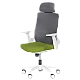 Presidential office chair Carmen 7546 - dark green-gray