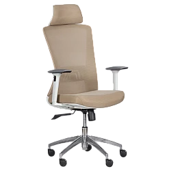 Ergonomic chair Carmen 7542 W - beige