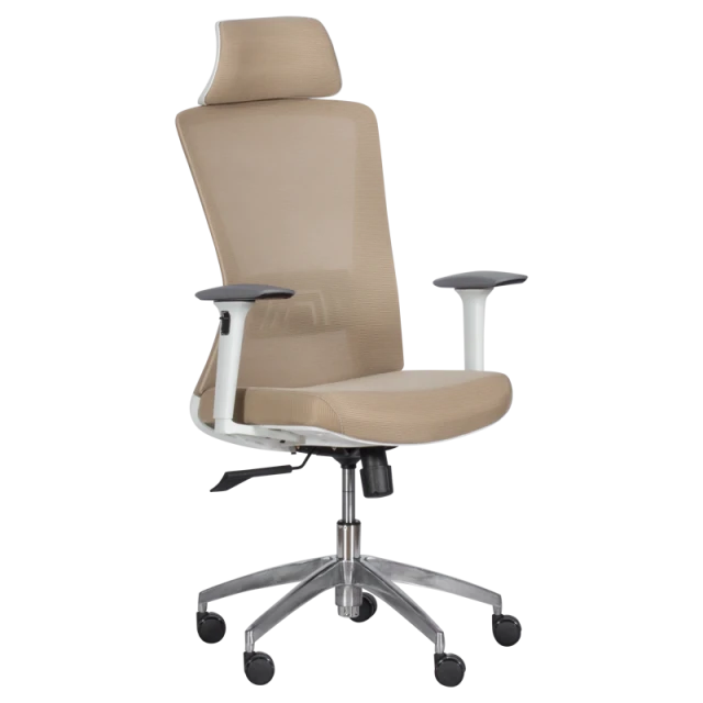 Ergonomic chair Carmen 7542 W - beige
