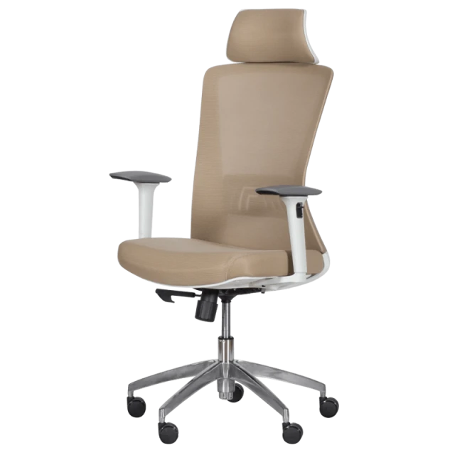 Ergonomic chair Carmen 7542 W - beige