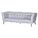 Three-seater sofa LENA - light gray 70