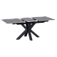 Extendable dining table STARGARD - gray