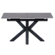 Extendable dining table STARGARD - gray