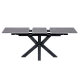 Extendable dining table STARGARD - gray