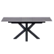 Extendable dining table STARGARD - gray