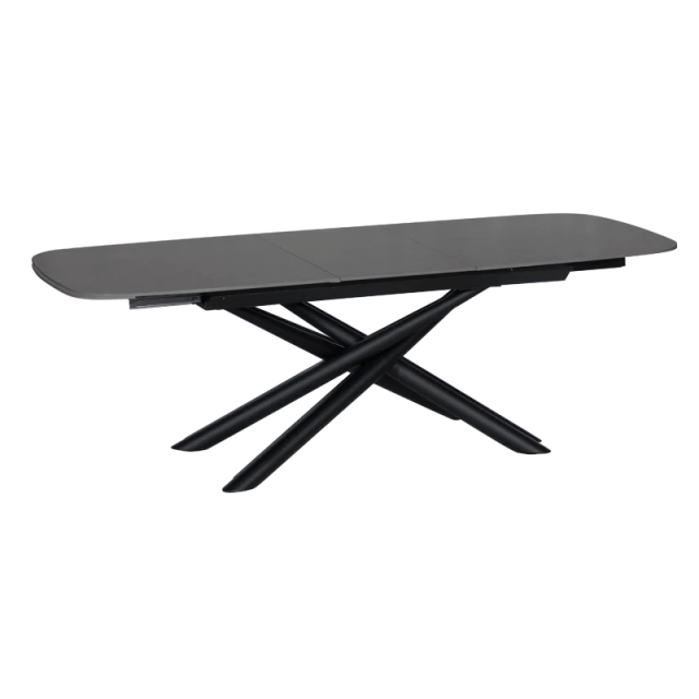 Extendable dining table BROK - gray